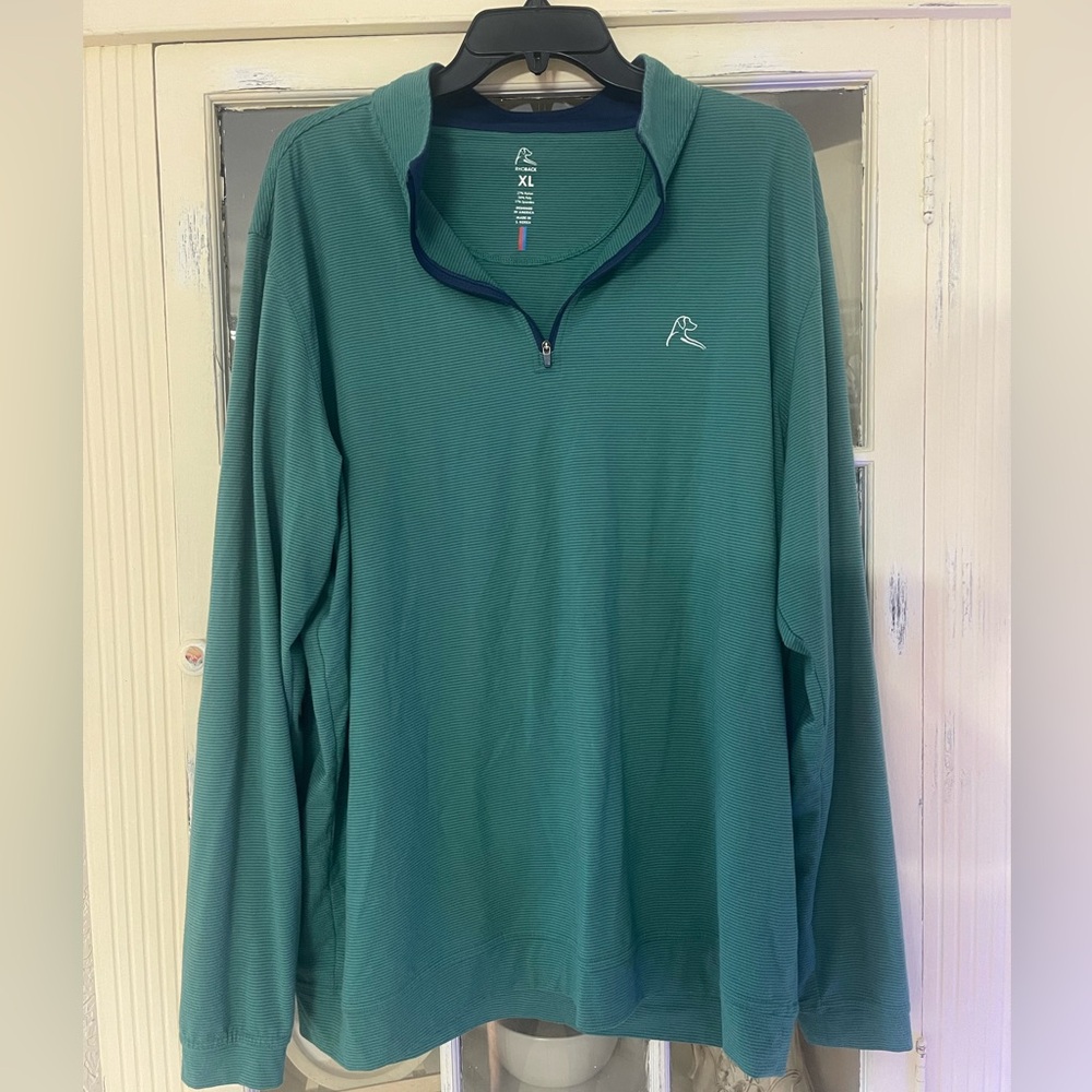 Green Rhoback 1/4 zip - Size XL